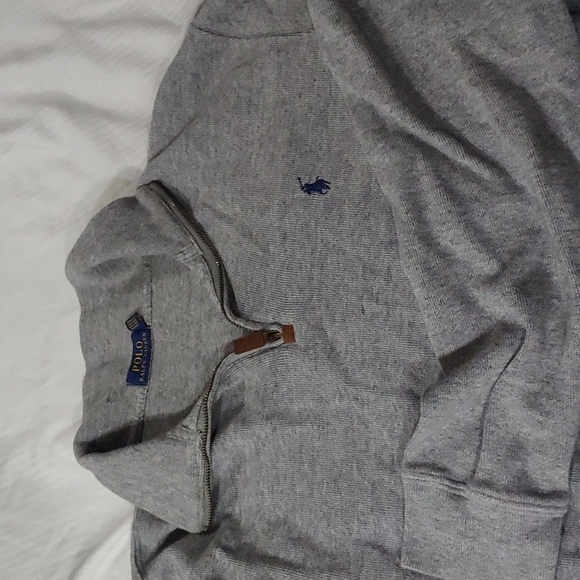Polo Ralph Lauren gray ¼ zip - Picture 1 of 5